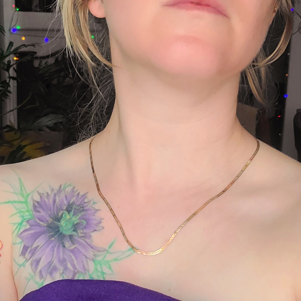 14k Tritone Chain Necklace
